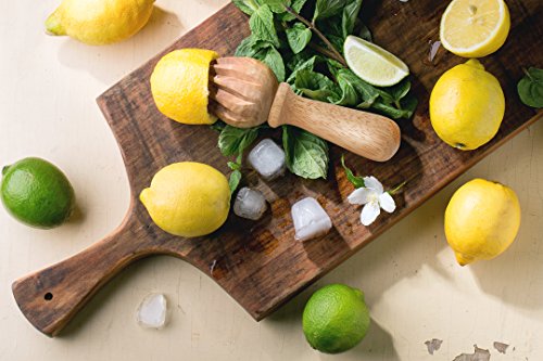 Hic Kitchen Citrus Juicer Reamer, Hardwood, 6.5-Inches #TOP1