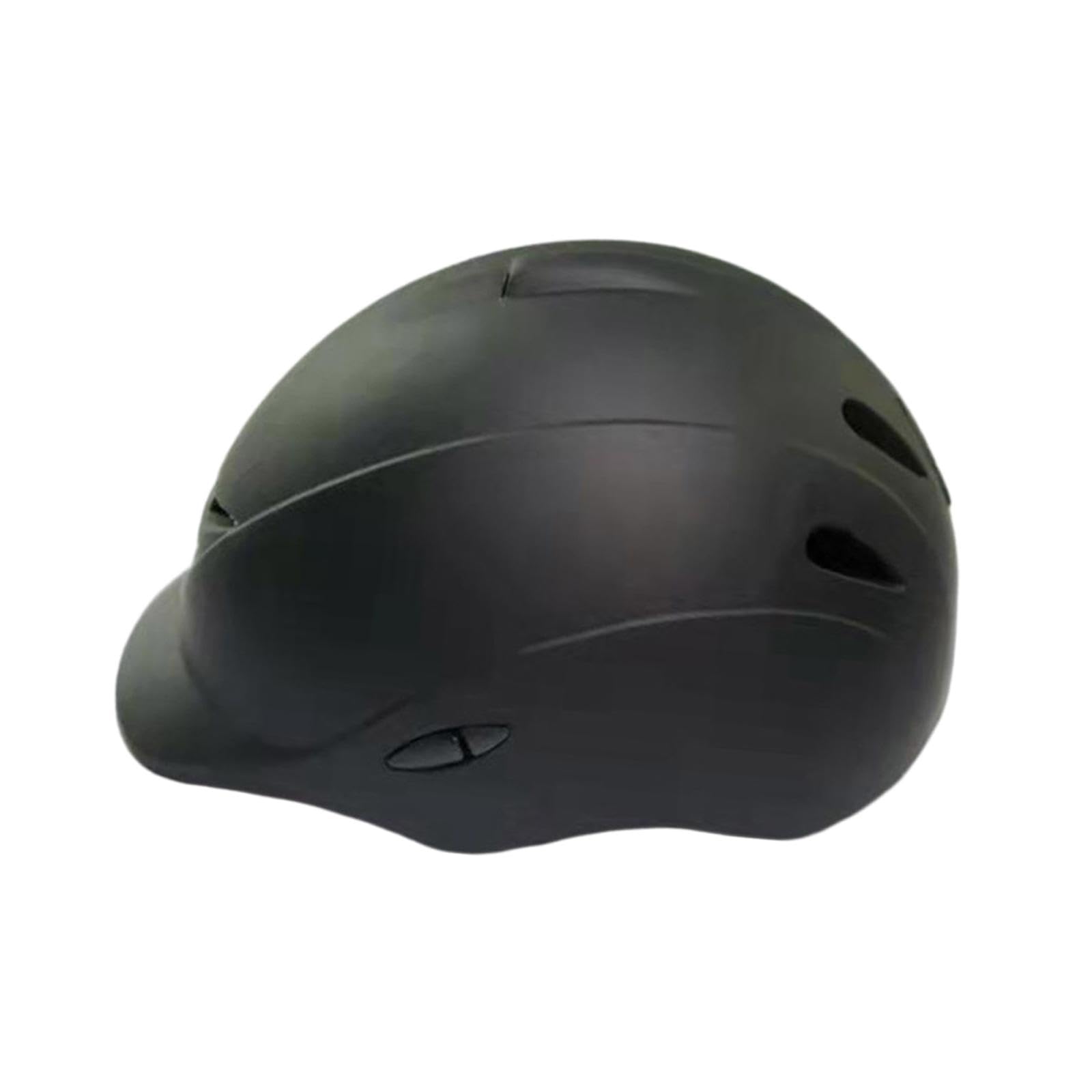 Casco de Equitación con Forro Extraíble, Resistente a Y Transpirable, Casco Ecuestre Profesional para Hombres Y Mujeres, Color Negro.