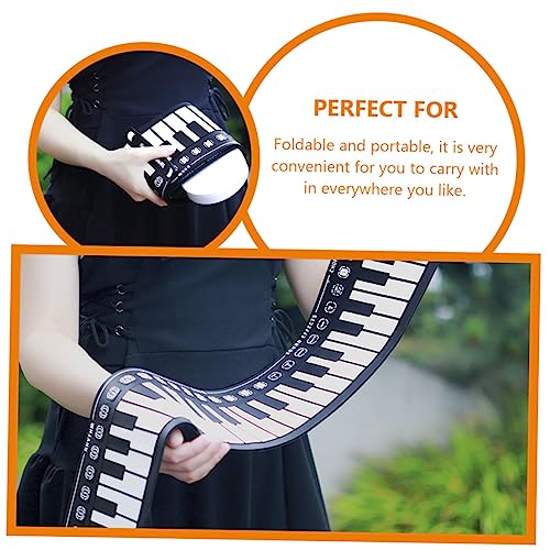 TOYANDONA oud instrument portable clavier electronique clef clave clé orgue électronique pliant piano pliant portatif piano numérique clavier de piano pliable claviers piano enroulable abdos - Les Beatles, Paul McCartney, John Lennon, RIngo Starr, George Harrison TOYANDONA oud instrument portable clavier electronique clef clave clé orgue électronique pliant piano pliant portatif piano numérique clavier de piano pliable claviers piano enroulable abdos – Image 4