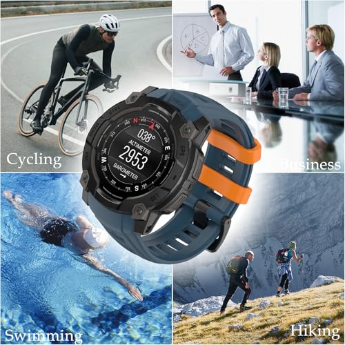 Correa compatible Garmin Instinct 3 50mm silicona suave miniatura 7