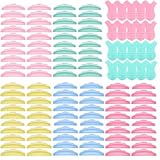 70 almohadillas de elevación de pestañas, herramienta de levantamiento de pestañas, escudo compacto para levantamiento de pestañas, 20 peines de pestañas en Y, 5 tamaños, 5 colores, almohadillas de