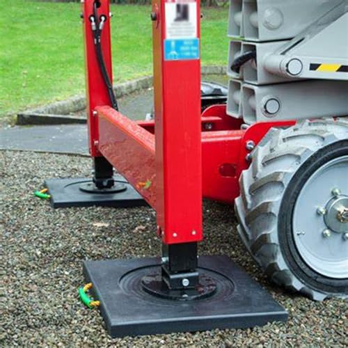 Bloques niveladores de RV impermeables para evitar hundimientos en remolques y grúas de auxilio 1
