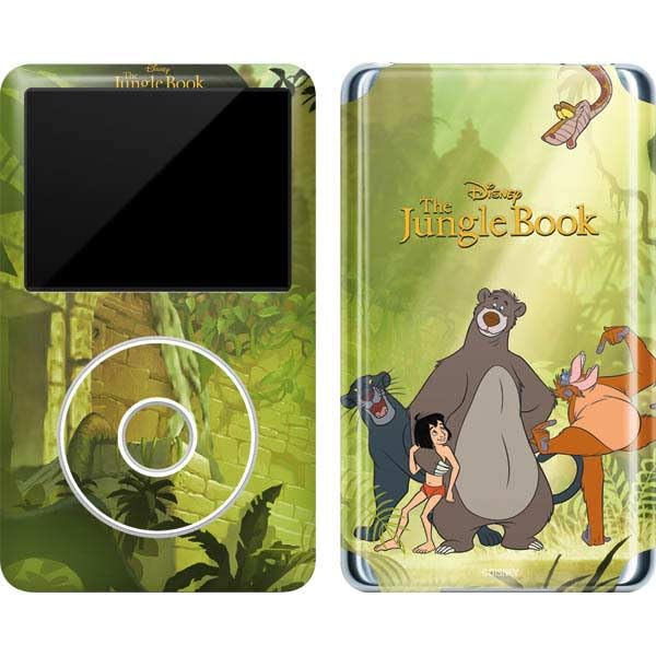 Skinit Decal MP3 Player Skin Compatible with iPod Classic (6th Gen) 80GB - Officially Licensed Disney Jungle Book Character Group Design