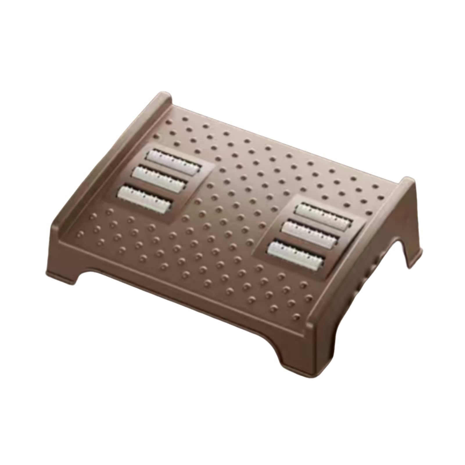 Fußstütze Unter Dem Schreibtisch Mit Fußmassagerolle,Ergonomischer Fußhocker For Büroschreibtischen, 20° Neigungswinkel Und Rutschfesten Polstern(Color-1)