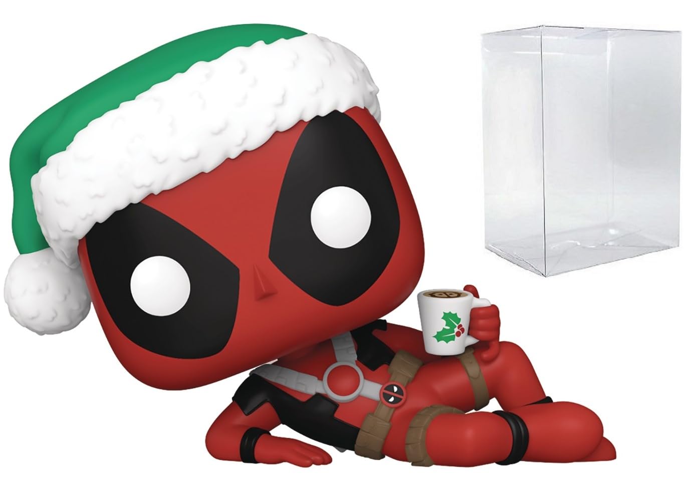 Amazon.com: POP Marvel: Holiday - Deadpool with Hot Chocolate
