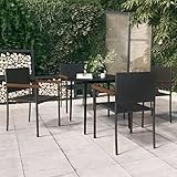 Grâce à la résine tressée résistante à l’eau, les chaises sont faciles à nettoyer et résistantes à l'usure.