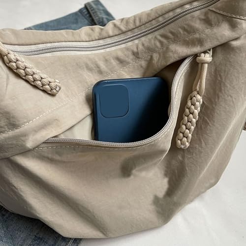 Regularlyk Crossbody Bag, Limorence Crossbodybag, Fashion Plain Color Nylon Crossbody Bag, Large Capacity, for Woman3