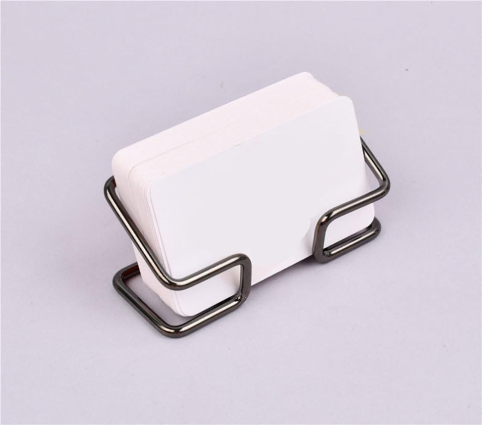 Porte Cartes Visite Porte-Cartes De Visite for Présentoir Support Bureau Moderne for Cartes Rangement(Black)
