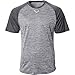 EvoShield Adult E304 Performance Pullover Tech Tee - Charcoal, X-Large