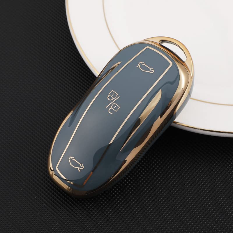 Funda para Llave Tesla Model S para Viajes Carcasa Smartkey Azul 3
