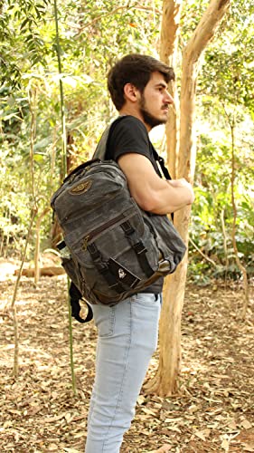 Mochila Lona Jeans KVN JA0011 Keuven Original (Preto)