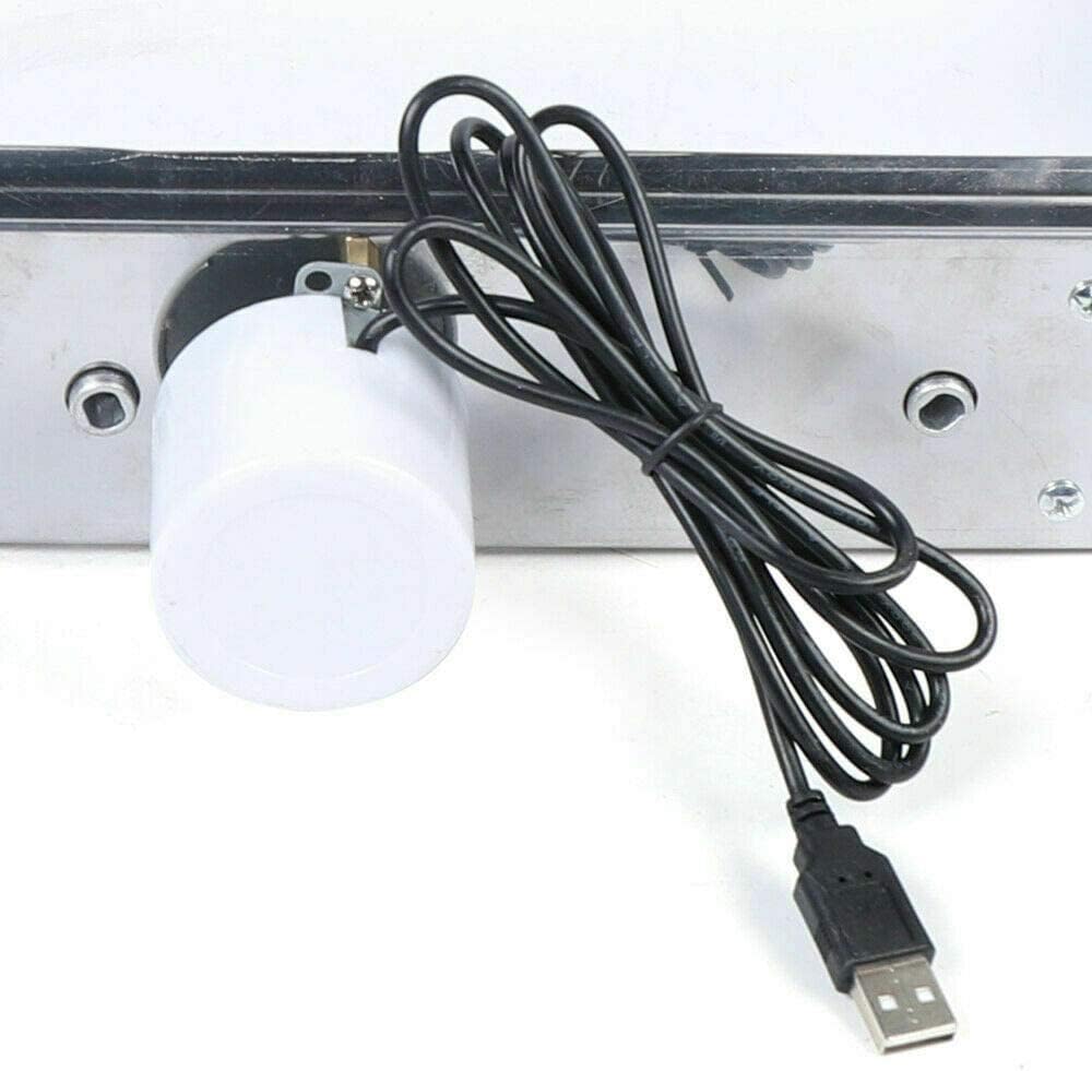 Stainless Steel Barbecue Skewer Kabob Set, Upthehill 10PCs 18.8"L Skewer Sticks with Foldable Large Grill Rack, Keeps Kabobs from Sticking to the Grill Grate, Width Can Be Adjusted 14-21cm