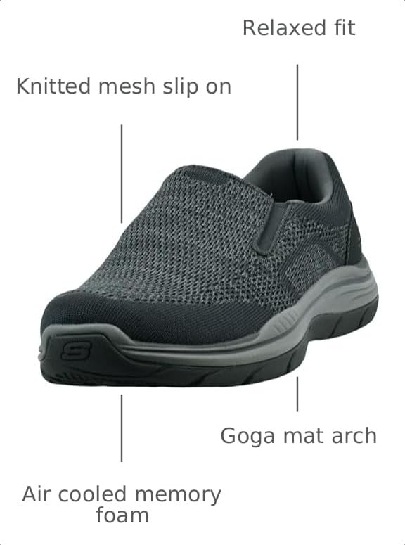 Image of Skechers Men's Expected 2.0 - Arago Slip on Canvas