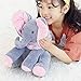 Abestest Plush Toy peek-a-Boo Elephant, Hide-and-Seek Game Baby Animated Plush Elephant Doll Present (Pink)