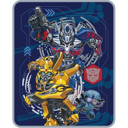 Transformers Super Soft, Warm and Cozy 5 The Last Knight 'Lead The Way' Silky Soft Throw, 40