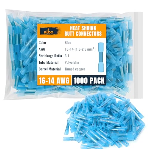 Épissure bout à bout ALBO en cuivre étamé 0,8 mm pour câbles 16-14 AWG
