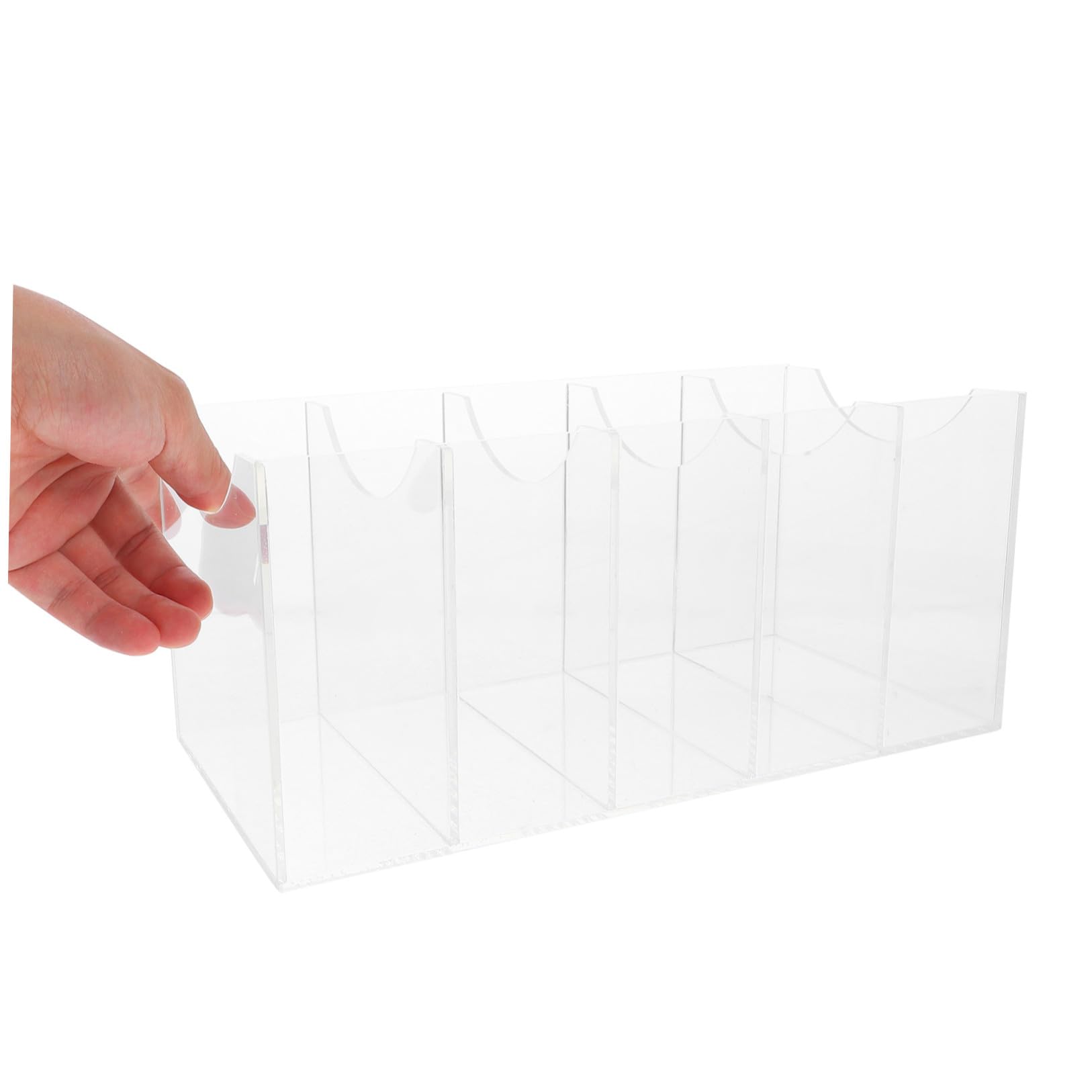 TOYANDONA 2 Pezzi Organizer per Cintura Scatola Organizer per Cintura in Acrilico Trasparente e Cravatte per Cassetto e Vetrina Uomini e Donne