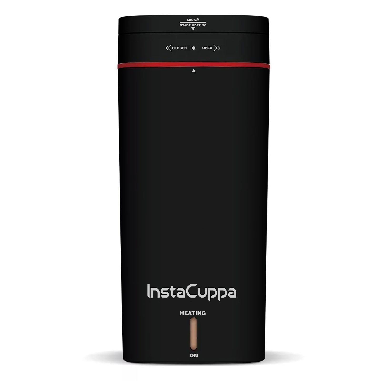 Instacuppa Portable Electric Kettle Travel Electric Water Bottle For Boiling Hot Water With Cool Touch Exterior, Automatic Shut Off Dry Boil Protection, 6 Mins Fast Boil Time, 500 Ml, 300 Watts, Black