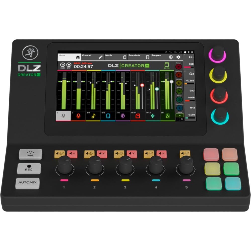 Amazon.com: Mackie DLZ Creator XS Adaptive Digital Streaming Mixer