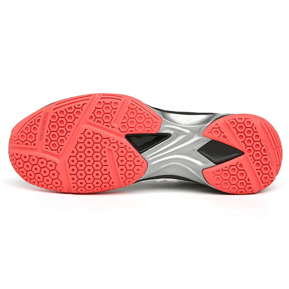 Zapatillas de bádminton Hombre Mujer Ligeras Transpirable Parte Superior sintética Placa Anti-torsión Suela Goma a Juego Zapatos Casual para Entrenamiento