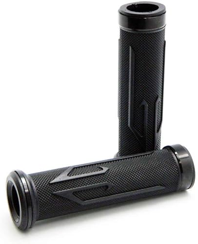 Miniatura 3 de MotorToGo Puños de manillar de extremo abierto negro compatible con Kawasaki Concours 14 2010