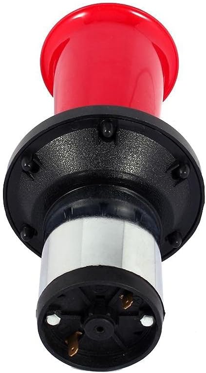 Air Horn Car Horns 12V 110DB Red Horn Air Horn for Truck Kit Car Truck Antique Vintage Old Horn Siren -OOO-GAH OOGA