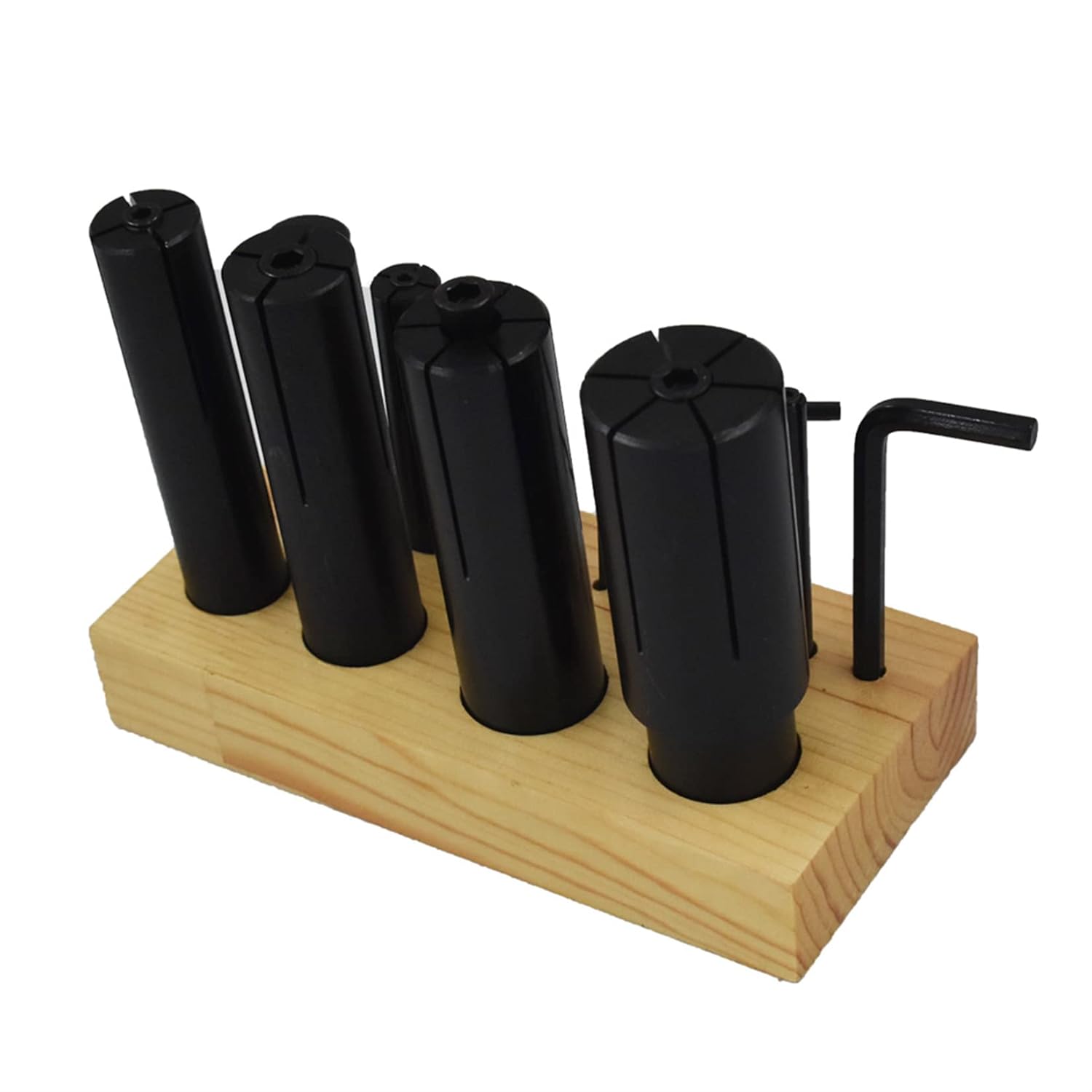findmall 8Pcs Expanding Arbors Set Mandrels 1/4 Inch to 1-1/4 Inch High Accuracy Ring Mandrel Lathe Milling
