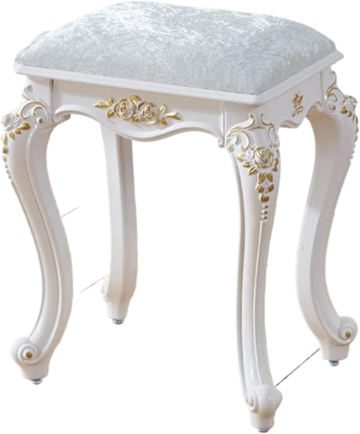 ドレッサーチェア 化粧椅子イス 鏡台用 マニキュアスツール 寝室 家庭用 椅子のみ スツール チェア ドレッサーチェア 白 木製 猫