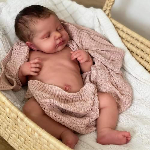Muñeca Reborn Realista Silicona 50.8 cm Niña miniatura 5