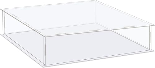 Miniatura 10 de MECCANIXITY Caja de exhibición de acrílico Escaparate claro de la protección a prueba de polvo 8.3x4.3x8.3 pulgadas para exhibición de coleccionables