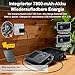 Lutranstra 5KB Wildkamera mit Handyübertragung App, 5K/64MP HD Wildkamera mit Wiederaufladbare 7800mAh Akku, Infrarot Wildtierkamera mit 64G SD Karte & Solarpanel, Bewegungssensor, Nachtsicht, IP66
