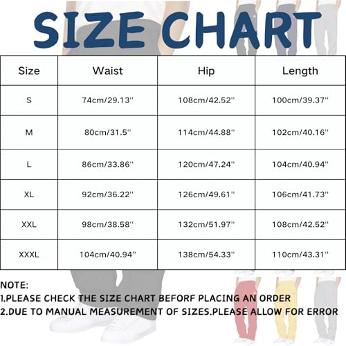 ABABC Baggy Sweatpants for Men Wide Leg Long Sweatpants Casual Elastic Waisted Drawstring Jogging Pants with Pockets2