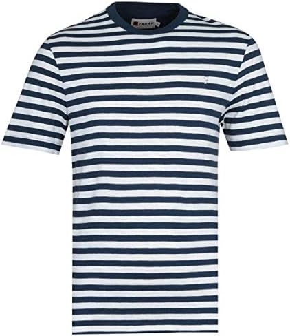 Farah Men's Montego T-Shirt, Blue Teal 424, XX (Size:XX Large