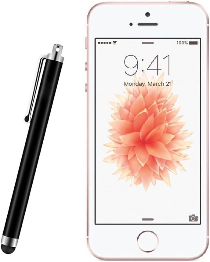 InventCase Capacitive Stylus Pen/Touchscreen Pen/Styli for iPhone SE - Black