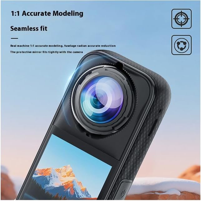 Coyktonty Lens Guard/Lens Protective Cover for Insta360 X5, 9H hardness High transmittance,Waterproof Dustproof (Optical Glass)