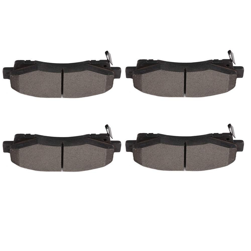 cciyu D1102 Ceramic Front Brake Pad Set Fit For 2009-2014 For Acura TL,2006-2011 For Honda Ridgeline