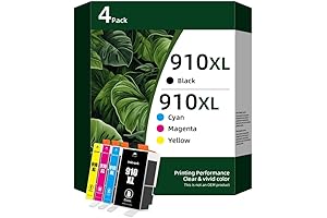 HP 910XL High Yield Color Ink Cartridges - Replacements for HP 910 XL Ink Cartridges