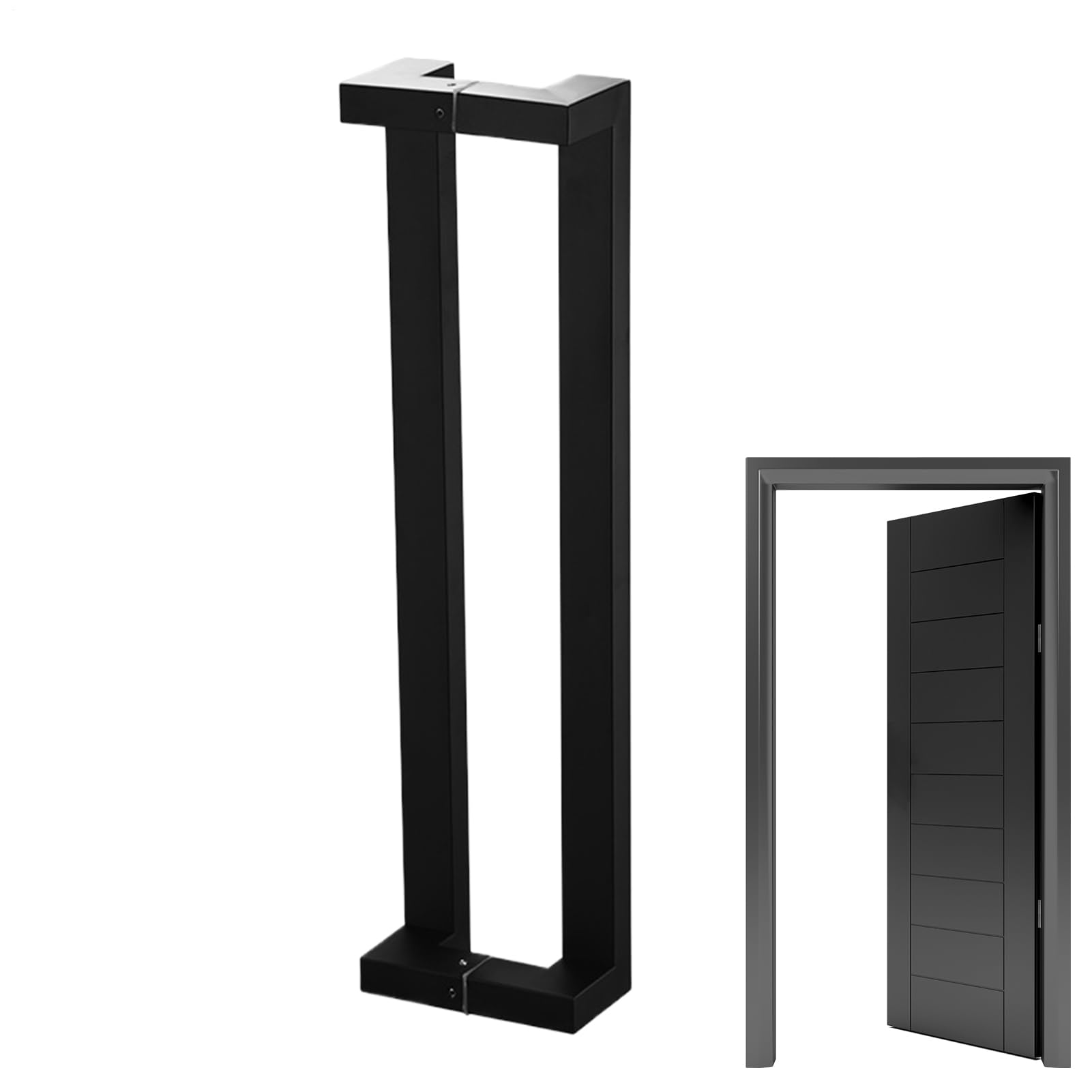 Barre de traction en acier inoxydable 60cm pour porte coulissante