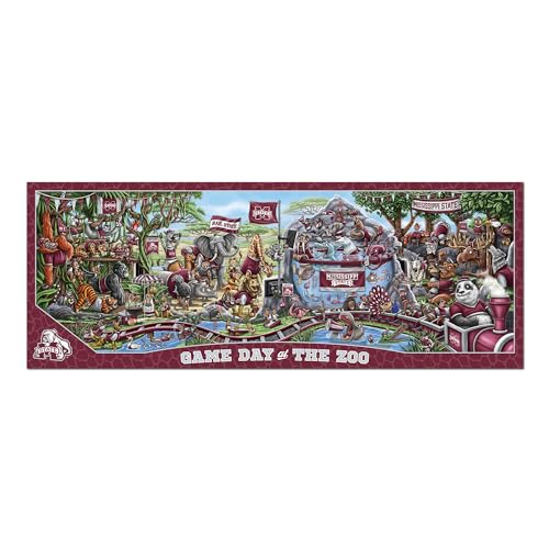 Image of YouTheFan NCAA Mississippi State Bulldogs inchGame Day At The Zoo inch 500 Puzzle