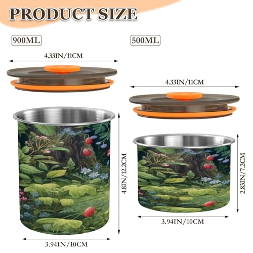 Lata hermética para café acero inoxidable 500 ml miniatura 2