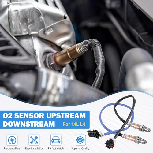 Sensor de Oxígeno 2PCS Compatible Chevy Cruze Sonic Trax 1.4L miniatura 6