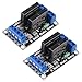 XIITIA 2pcs 5V 2 Channel 2A Solid State Relay Module High Level Trigger Mini Durable DIY Relay with Fuse(5V 2 Channel)