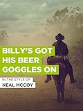 swimming goggles deutsch  Billy\'s Got His Beer Goggles On im Stil von \