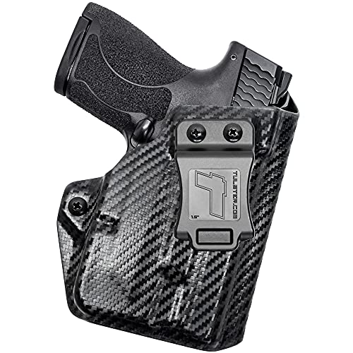 Tulster IWB Profile Kydex Holster in Right Hand fits: M&P Shield 9mm / .40 | TLR-6 Light-Bearing Inside The Waistband Appendix Concealed Carry
