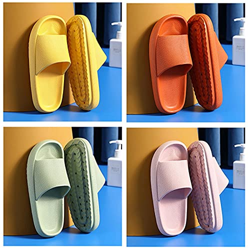 Couples Cloud Slides Home Bathing Slippers Soft Memory Foam Slippers Summer Beach Slides Slippers Mens Size 154