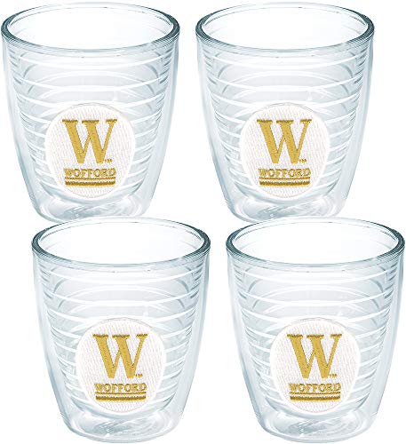 Tervis Wofford Terriers Logo Tumbler with Emblem 4 Pack 12oz, Clear
