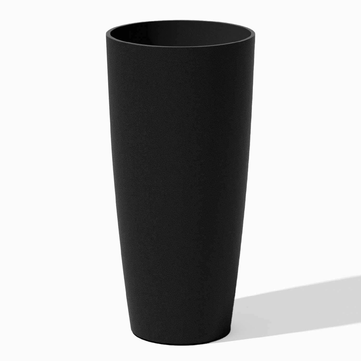 Veradek  Veradek Mason Series Vega Planter - Tall Round Outdoor Planter with Shelf