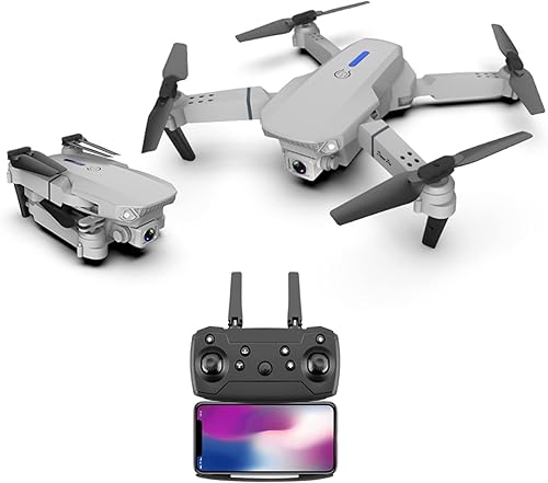Dron para niños con cámara mini drones con cámara para adultos cámara Daul 1080p HD Fpv con control remoto juguetes geniales regalos para