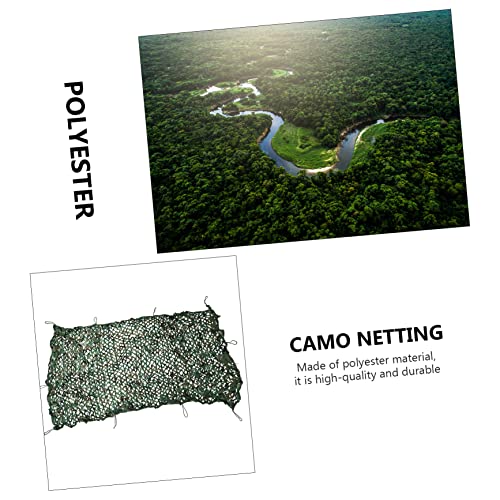 PRETYZOOM 3 Peças Rede De Camuflagem Lona De Malha Para Decoração Externa Camuflagem Pano De Sombra