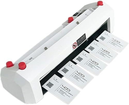 Miniatura 6 de 220V Tarjeta de Negocios Cutter cortador de máquina para encuadernar eléctrico automático para 3.5"x2" tarjeta